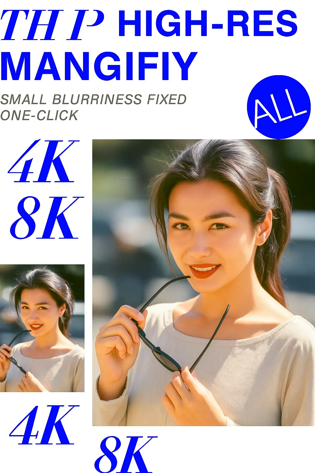 TTP One-click HD repair and enlargement, Reject Overtime Series Tools