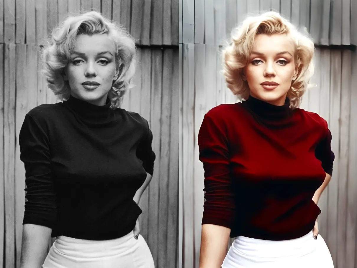 Old Photo Restoration and Coloring