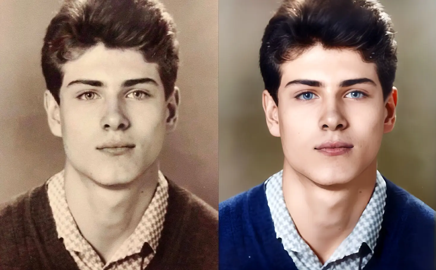 Old Photo Restoration and Coloring