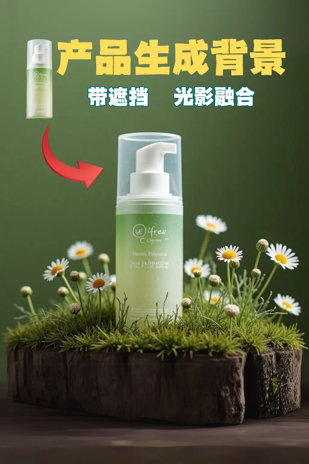2025」Flux模型生成产品背景图