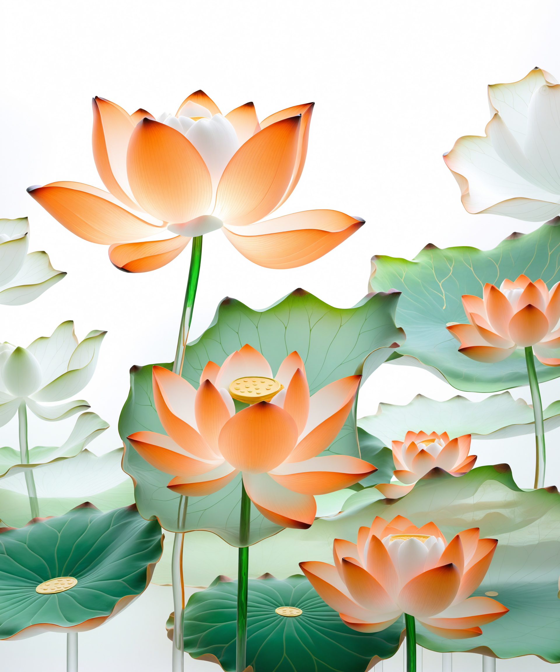 3D Artistic Flowers