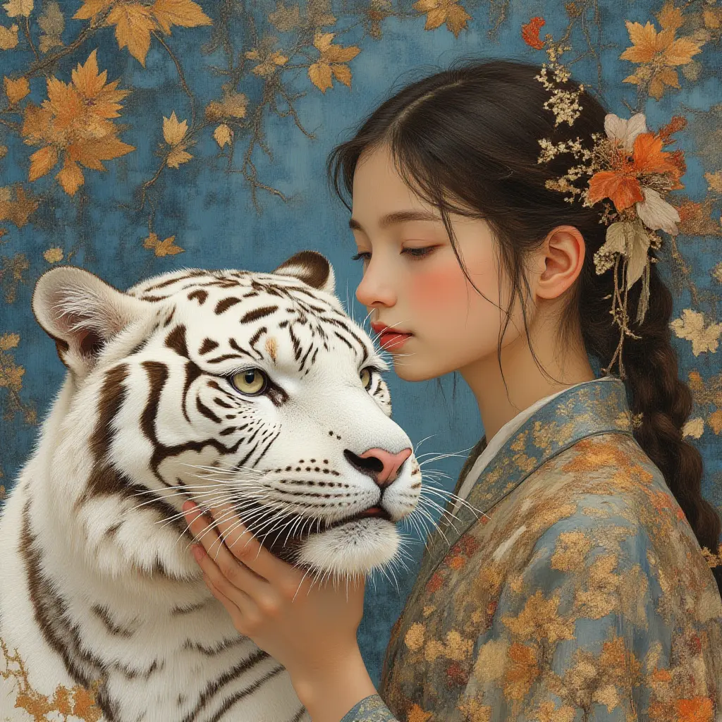 Beautiful and Exquisite Rock Painting Mural Style