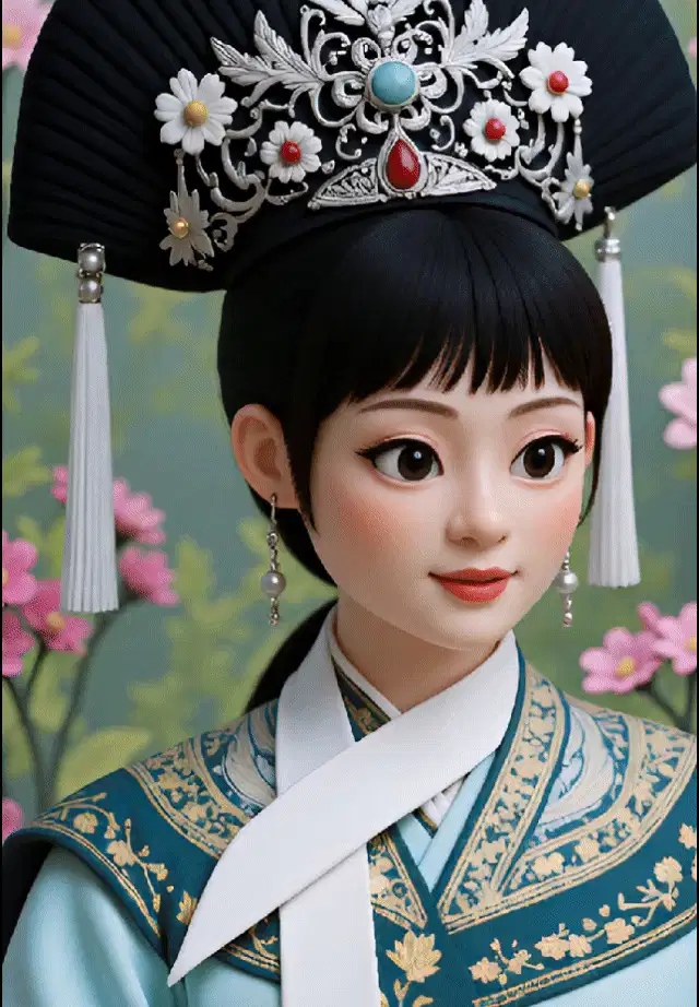 3D卡通可爱古装角色