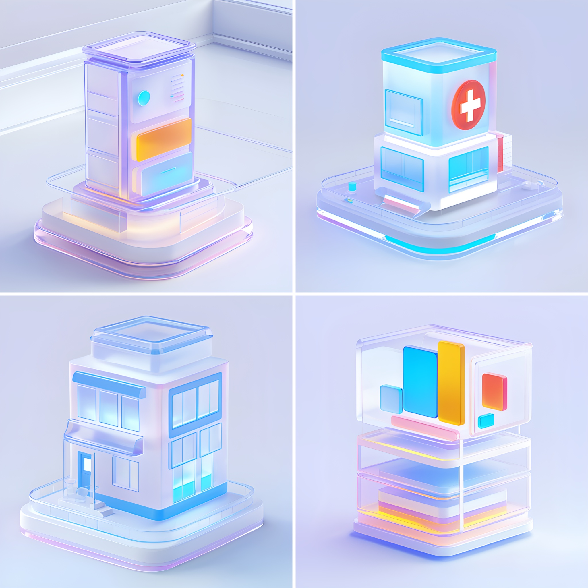 3D Semi-Transparent Icon Generator