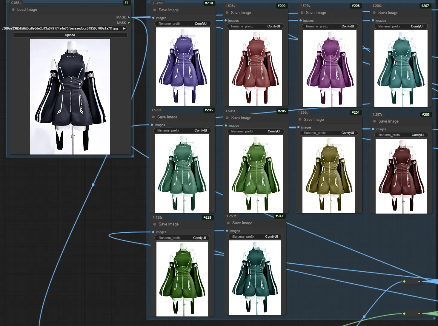 Arbitrarily replace clothing color