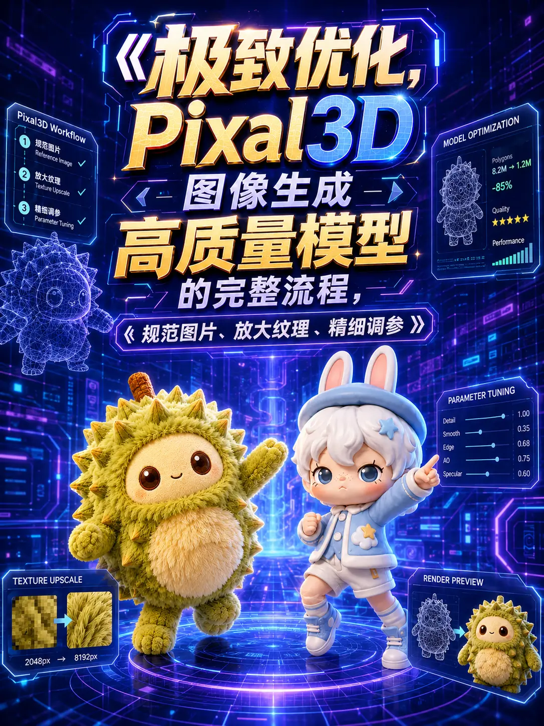 Pixal3D图像生成3D建模