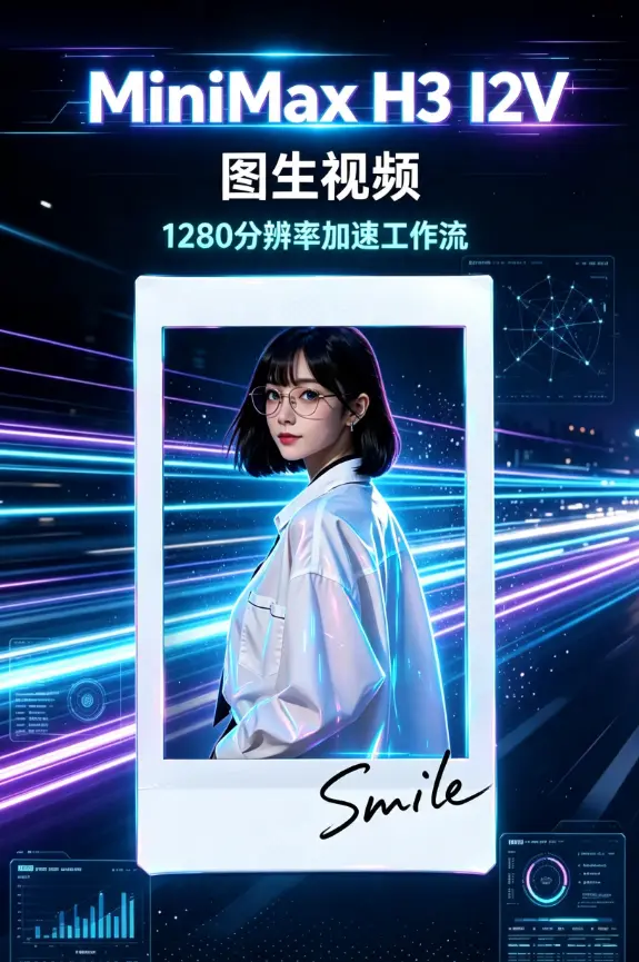 MiniMax H3 I2V 图生视频 1280分辨率加速工作流