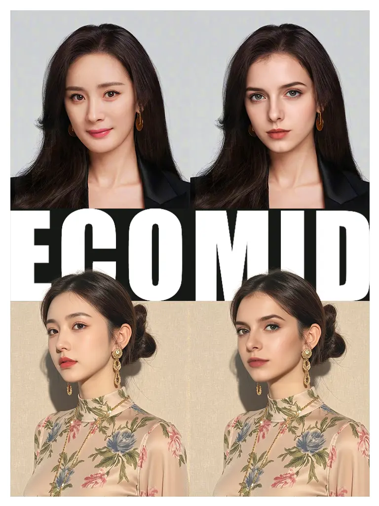 ECOMID The strongest one-click face swap