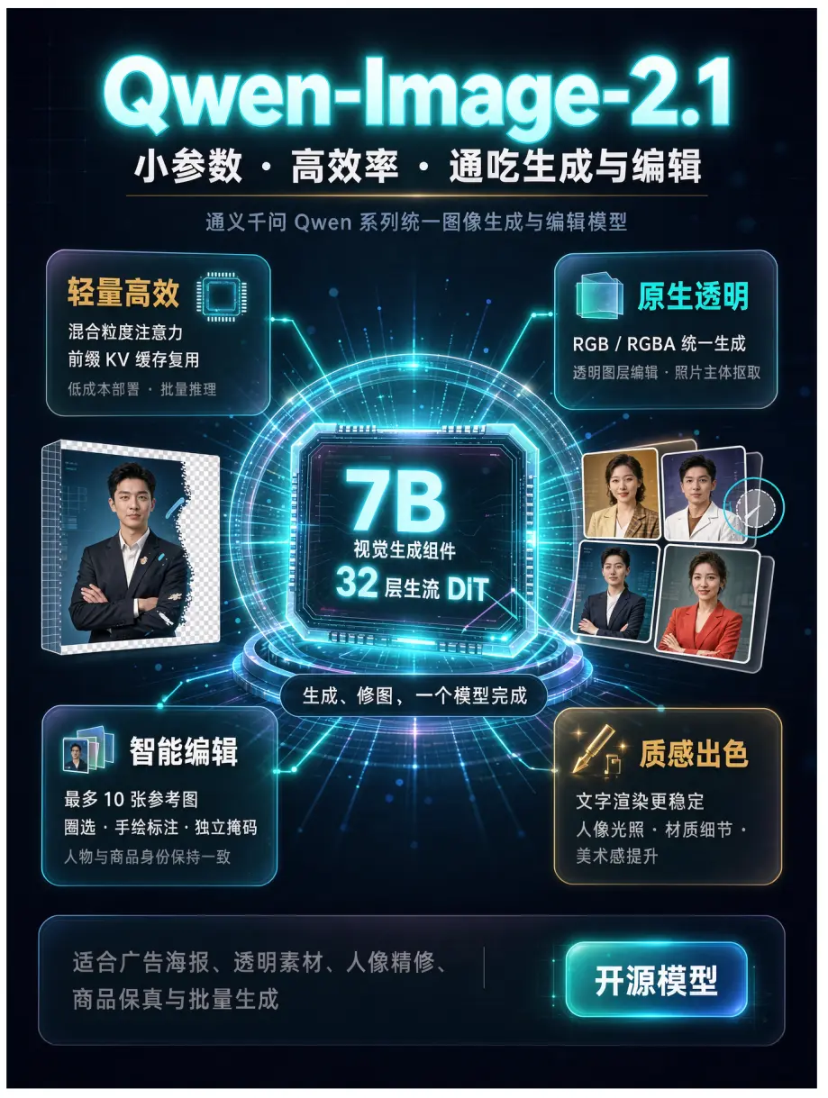 qwen-image-2.1:官方原版文生图像