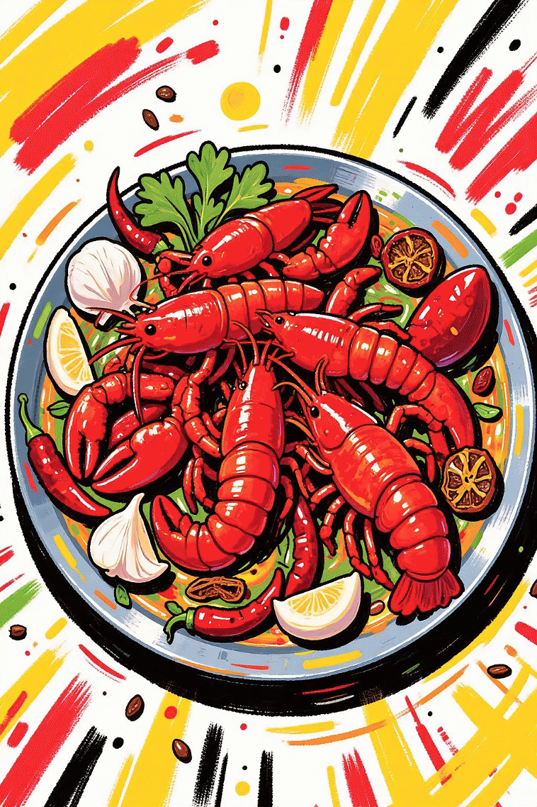 QM hand-drawn doodle style illustration