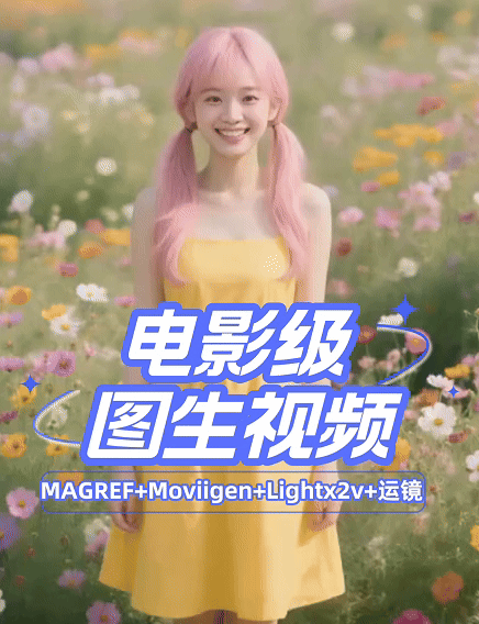 Movie-level image-to-video MAGREF moviigen lightx2v Auto word expansion Camera motion control Wanxiang win2.1