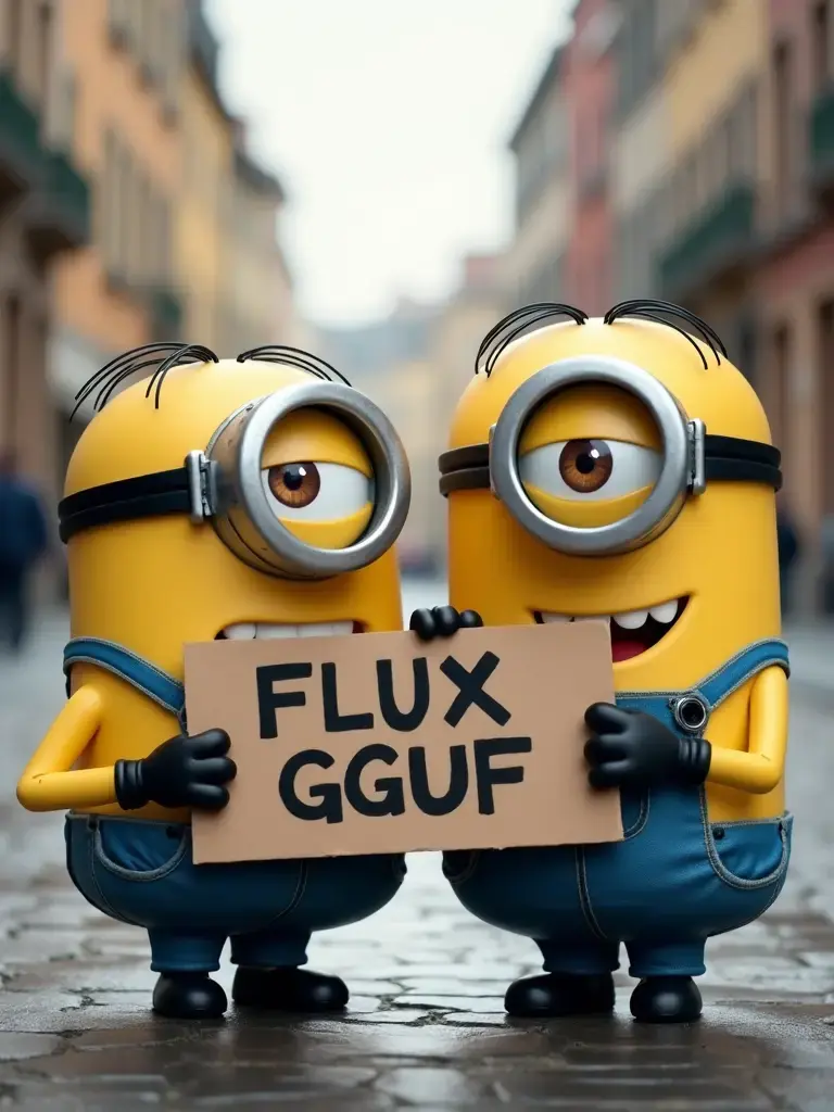 FLUX GGUF Q4 saves more video memory and produces