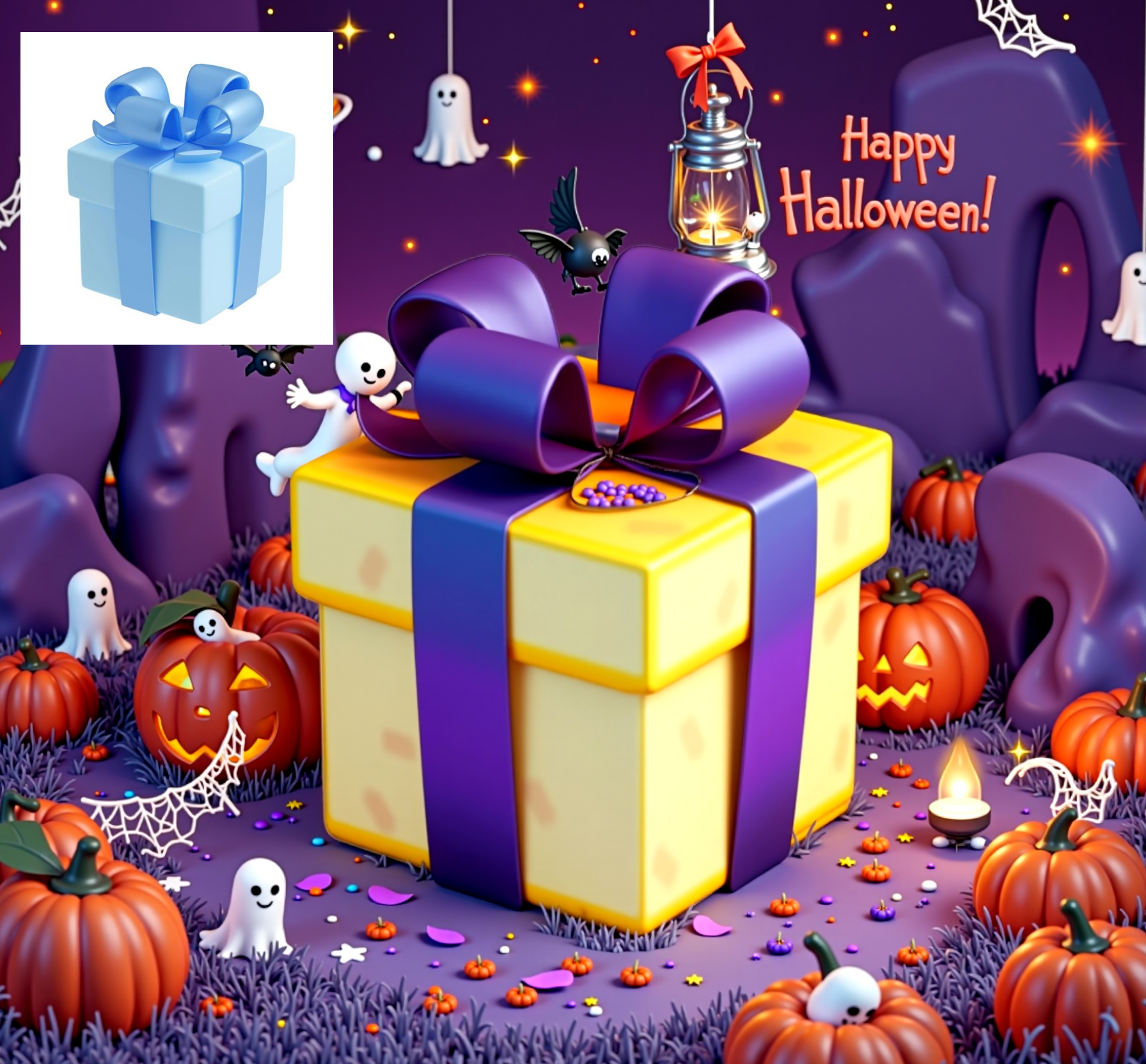 Product packaging and background change - Hallowee