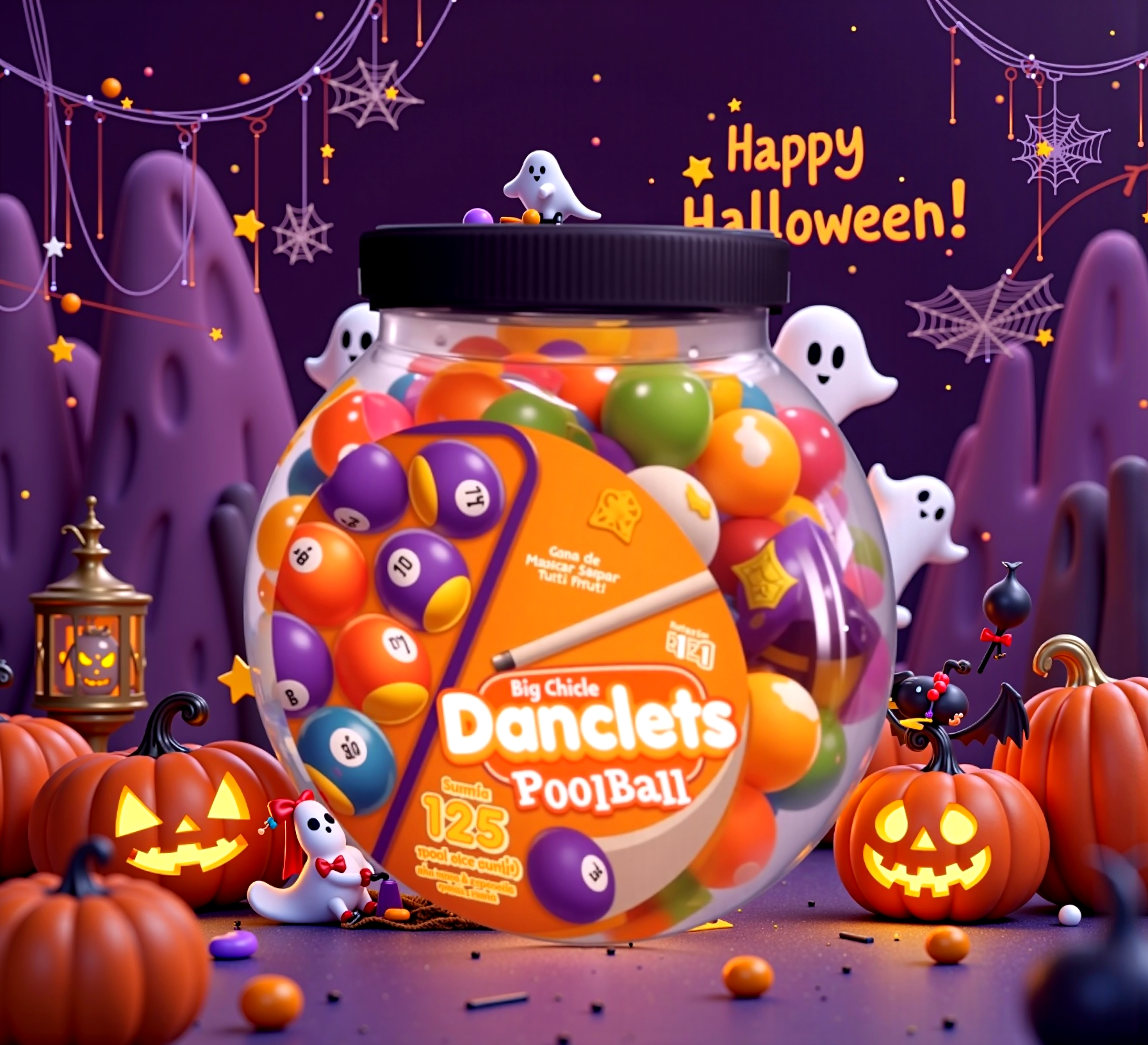 Product packaging and background change - Hallowee