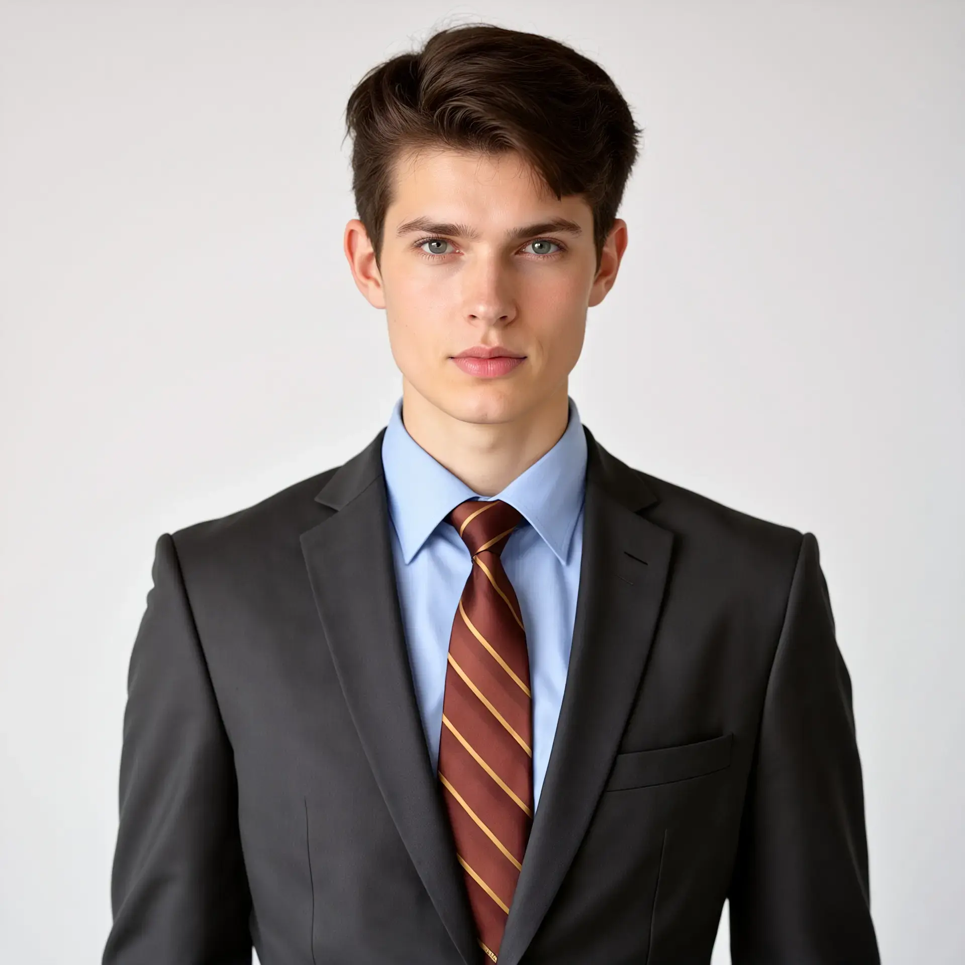 Generate ID photo based on reverse clothing prompt