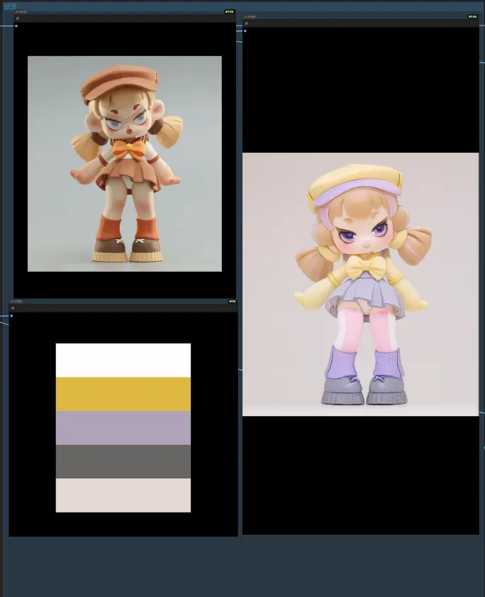 Color according to the color card line drawing + r