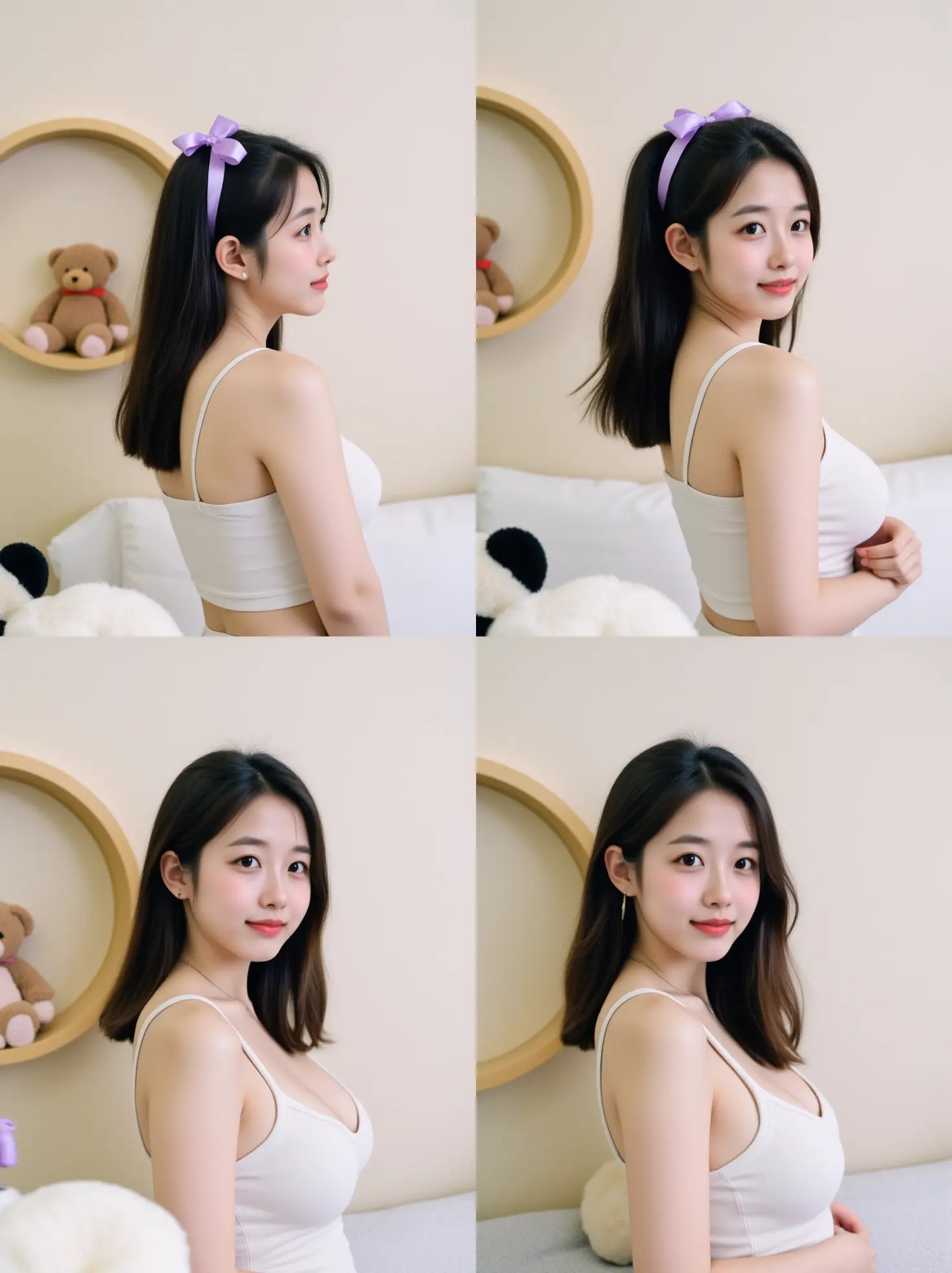 人物一致性--多图多美女融合--小红书风格