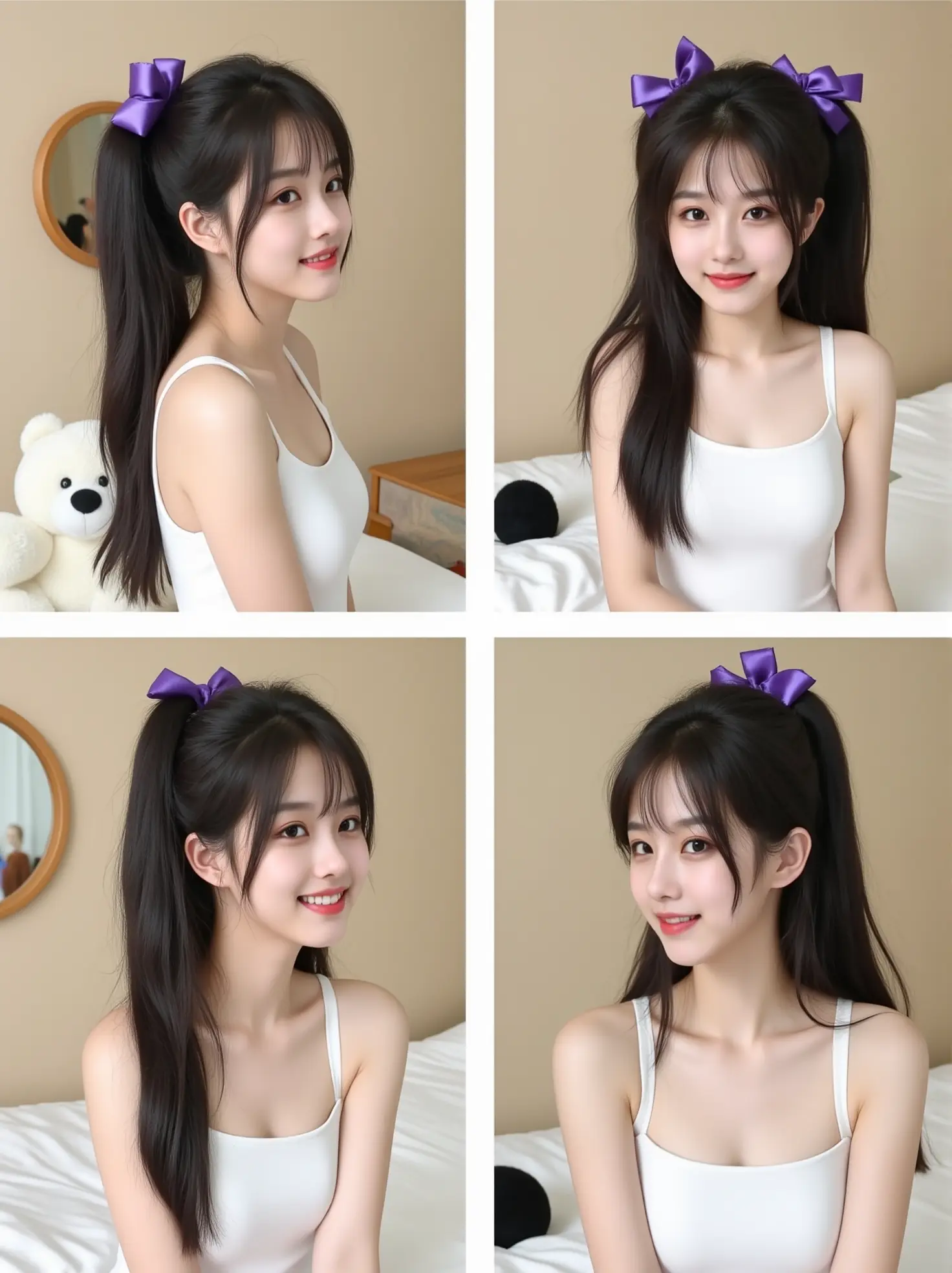 人物一致性--多图多美女融合--小红书风格