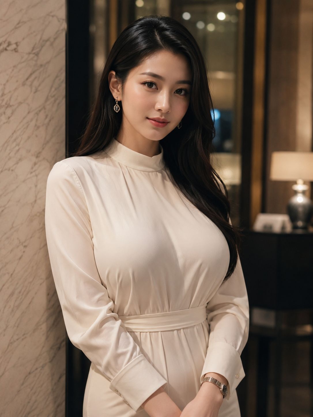 z image真实感极品大胸美女