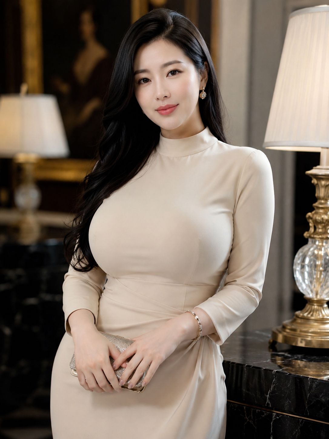 z image真实感极品大胸美女