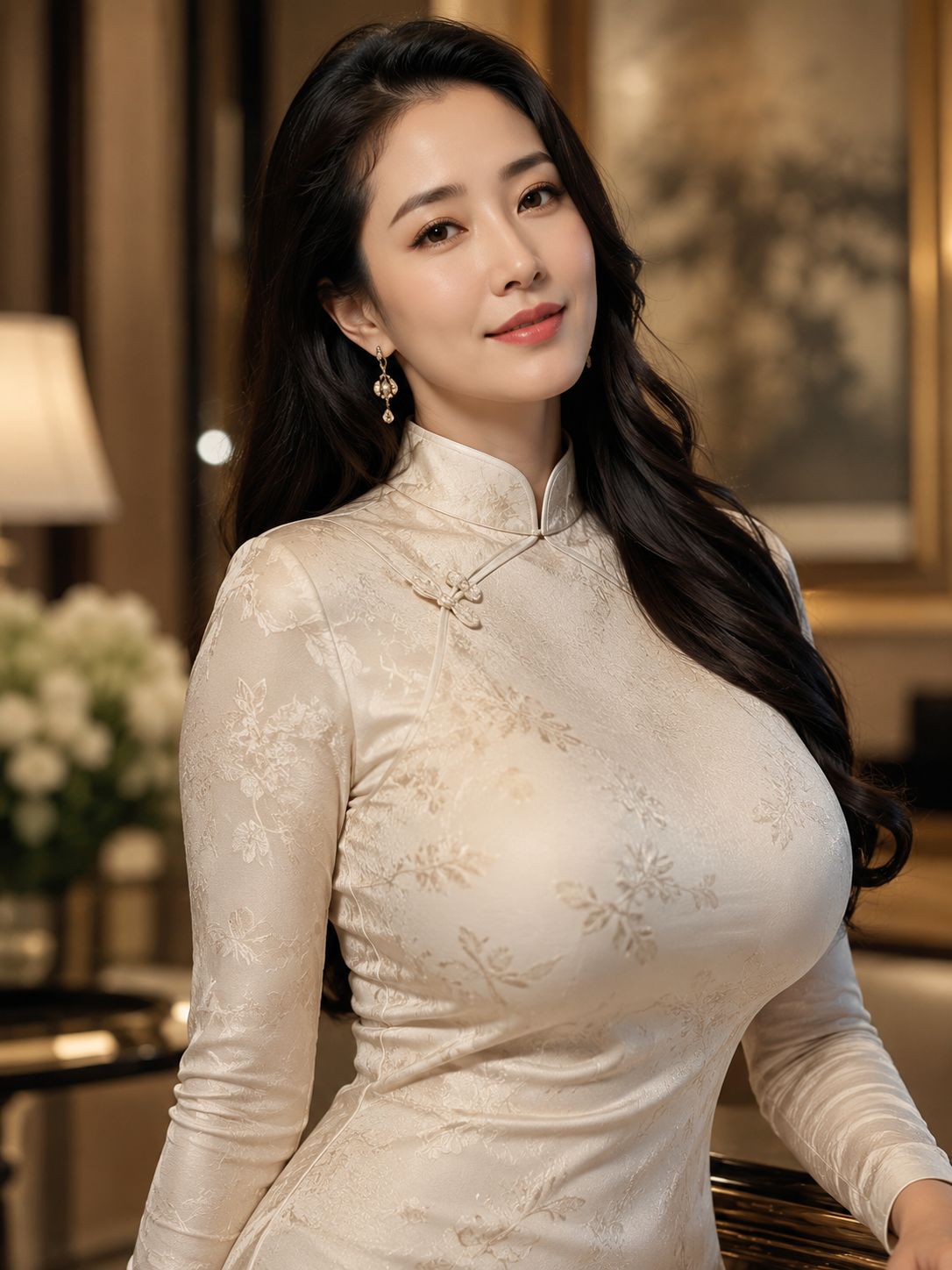z image真实感极品大胸美女