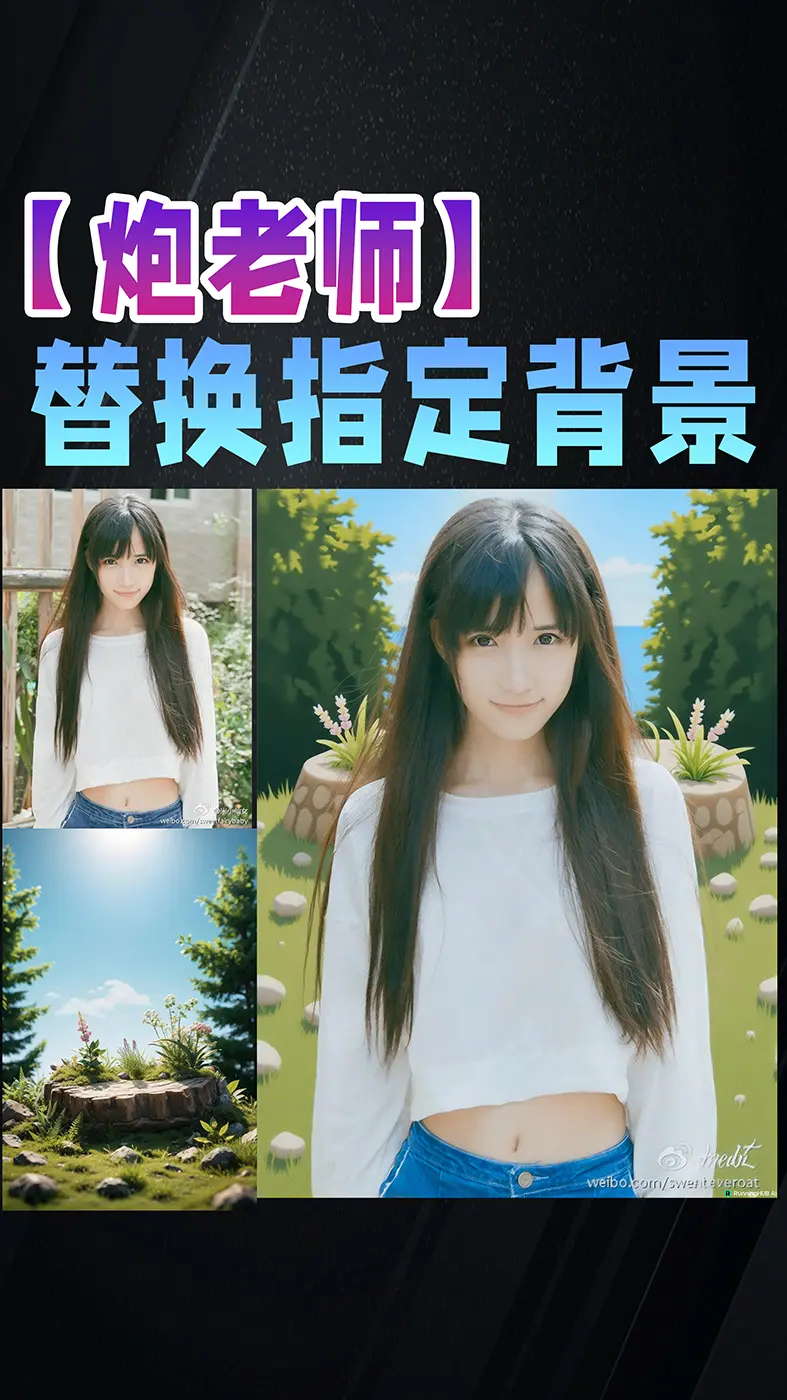 【大炮精选】人物换背景(ACE++迁移)