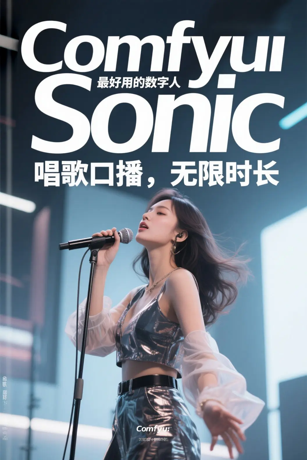 Sonic Digital Human Solution, singing, voiceover, all-round capabilities!