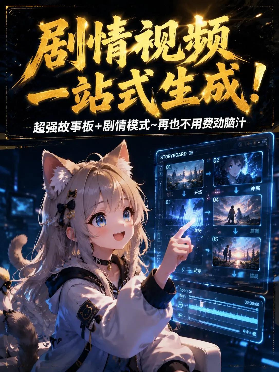 超强故事板+剧情=一站式视频生成 26-05-09