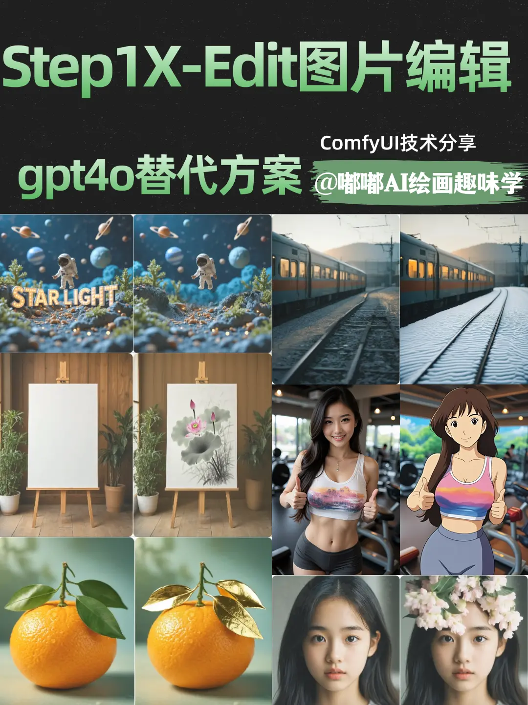 Step1X-Edit:多模态图像编辑,gpt4o替代方案,言出法随