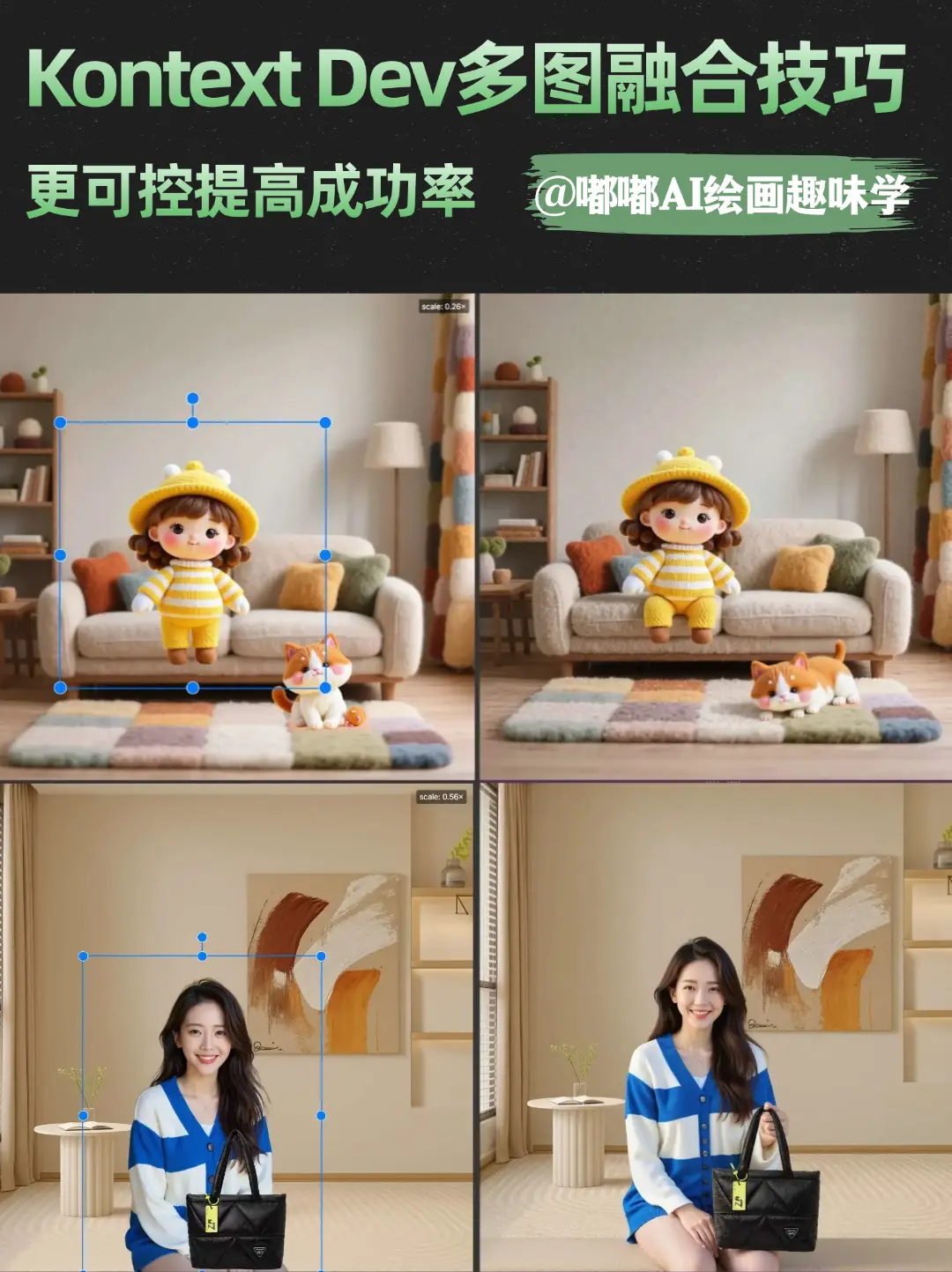 Kontext Dev多图融合技巧(更可控)