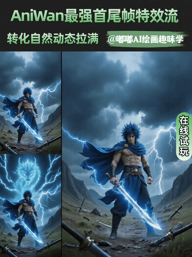 The strongest head and tail frame workflow, dynamic effects maximized