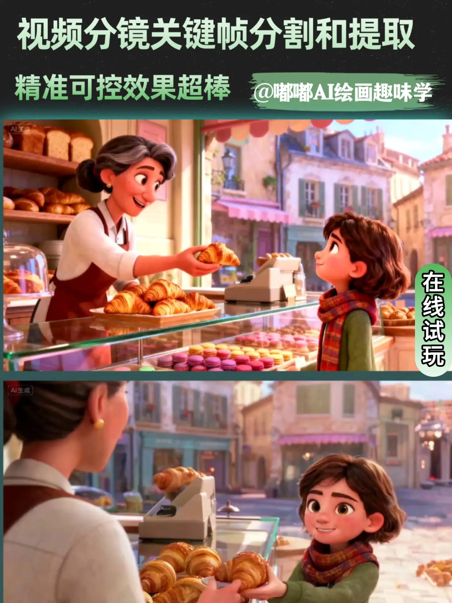 视频分镜关键帧分割和提取