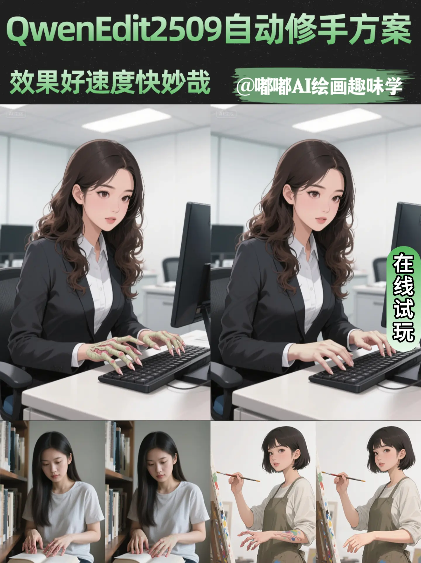 QwenEdit2509自动修手方案