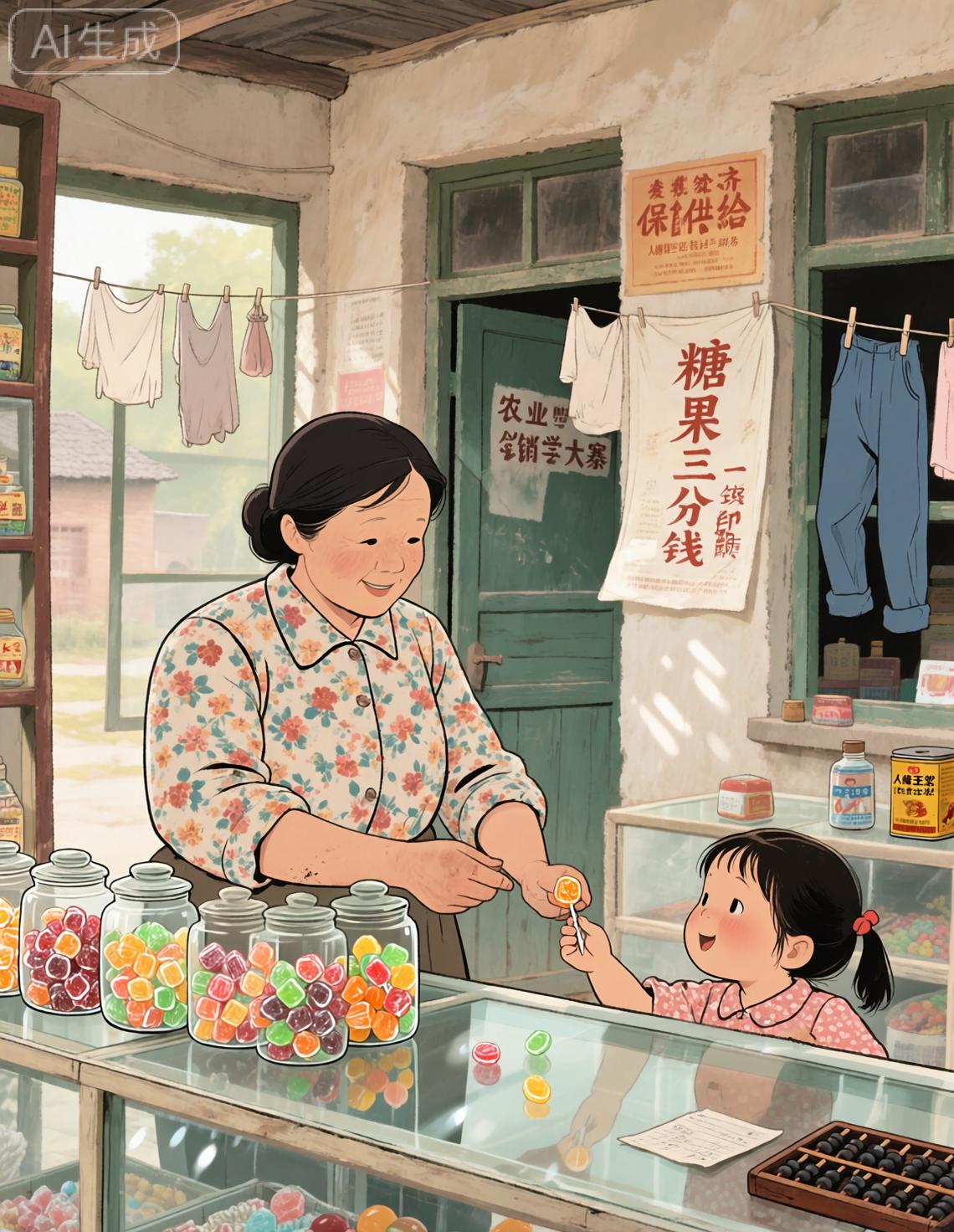 【Qwen-Image】QY-80 年代复古治愈风格_动漫风格