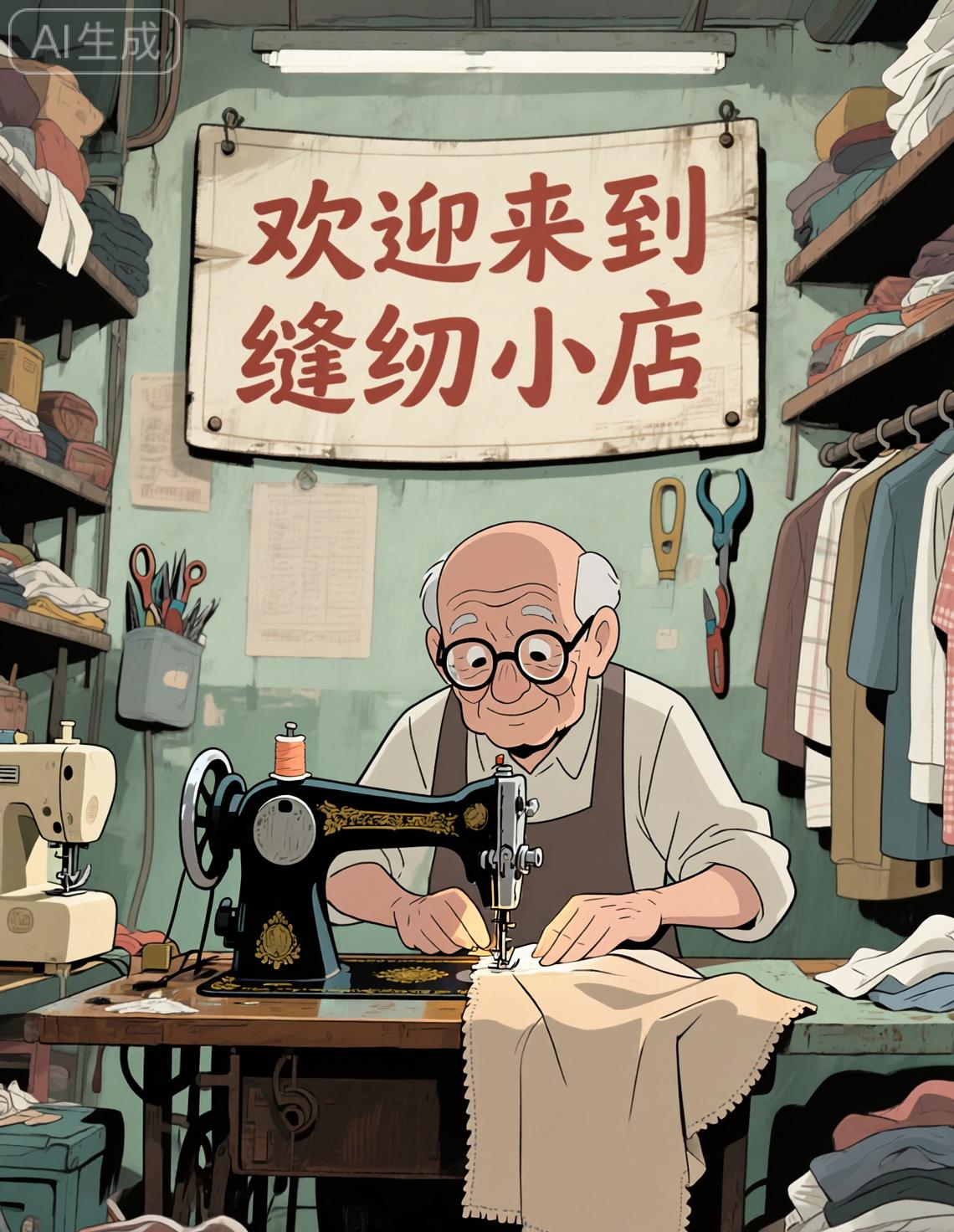 【Qwen-Image】QY-80 年代复古治愈风格_动漫风格