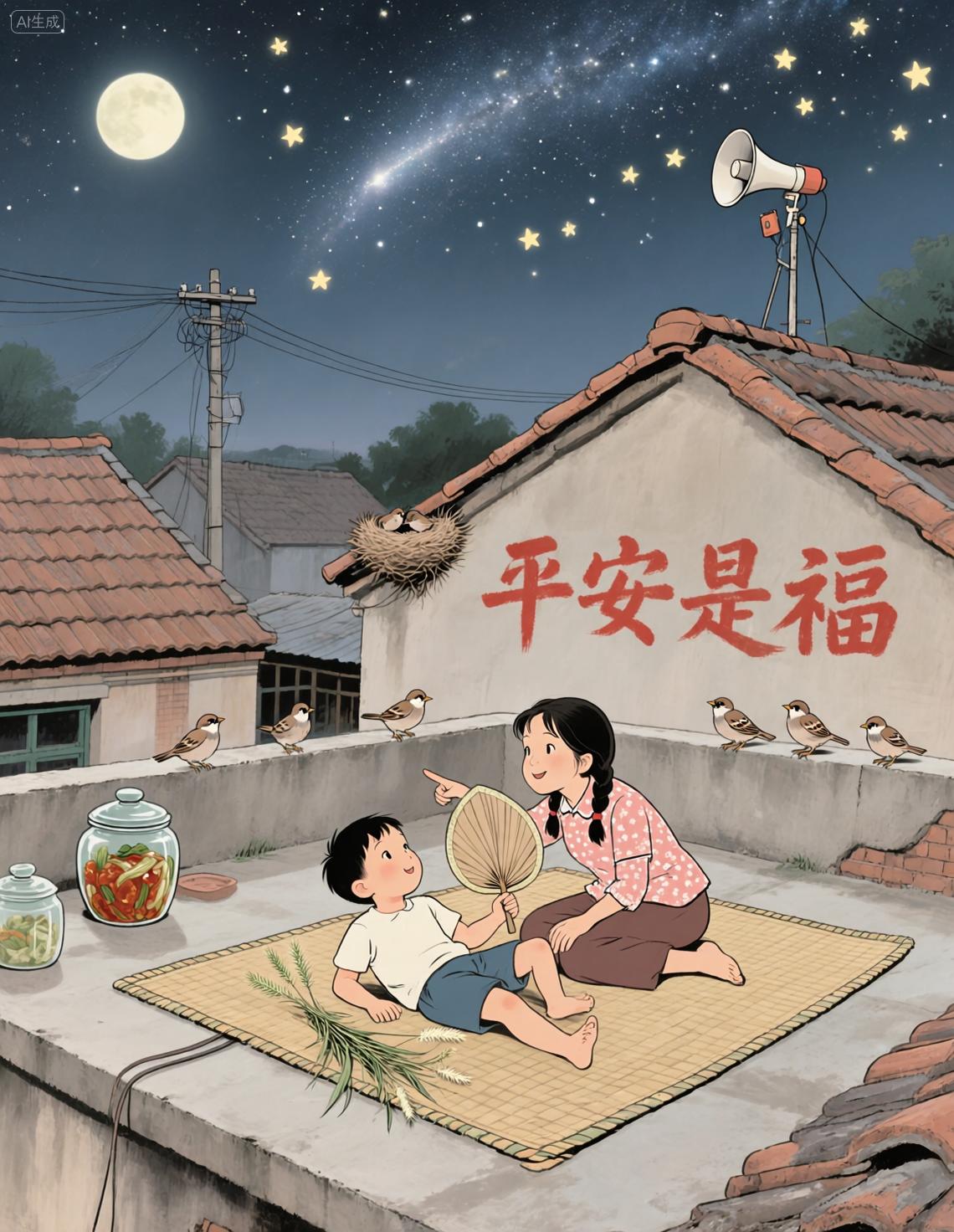 【Qwen-Image】QY-80 年代复古治愈风格_动漫风格