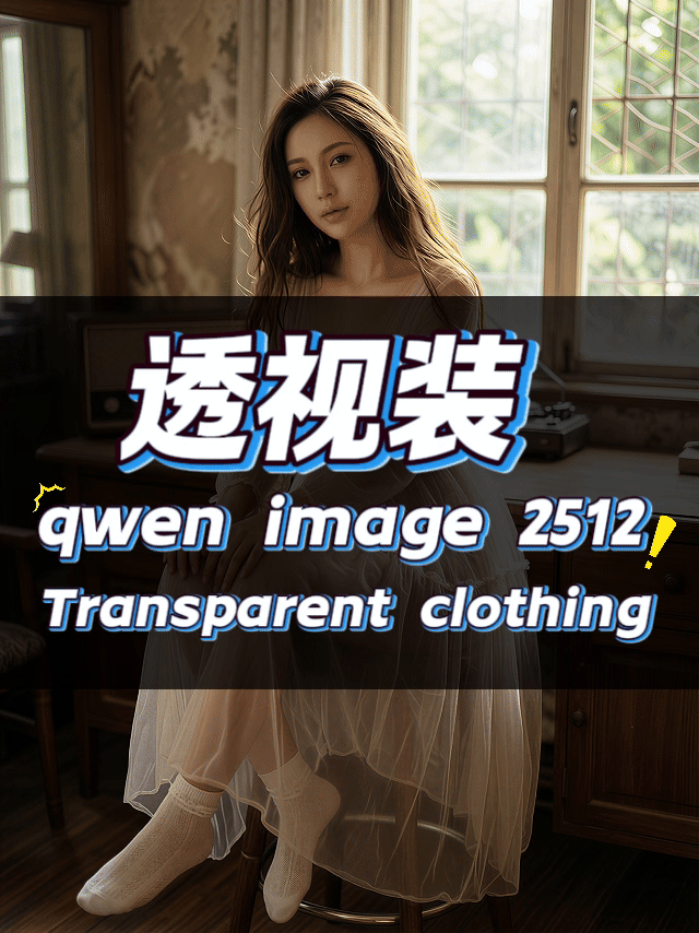 Qwen Text-to-Image Perspective Outfit qwen image/qwen image 2512