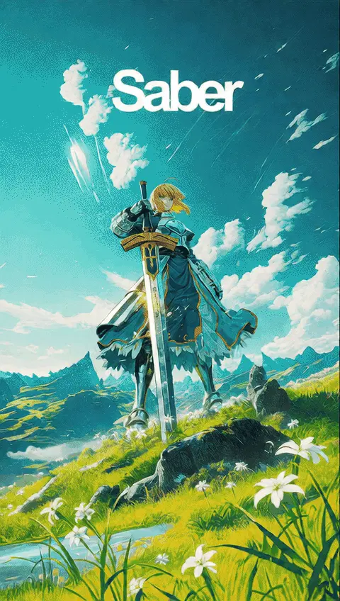 Anime dynamic wallpaper, one-click generation