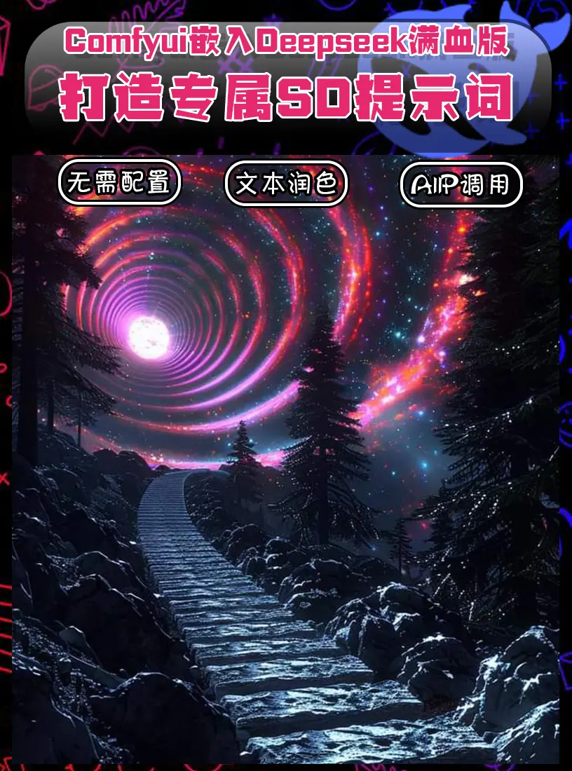 【提示词润色】本地调用DeepseekR1满血版模型API丰富提示词内容