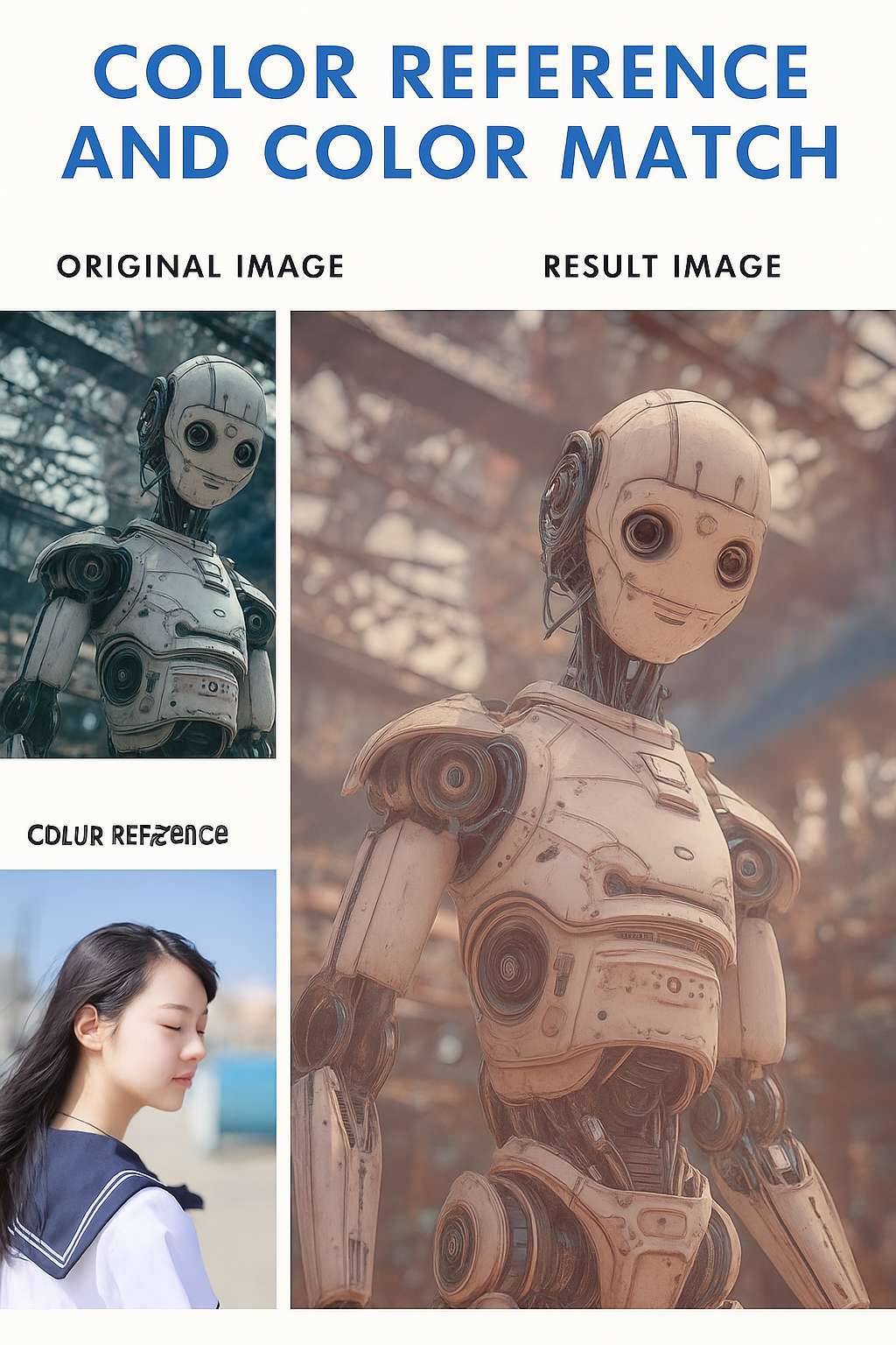 Color Reverence Image color chasing Reference color grading - RunningHub AI Apps