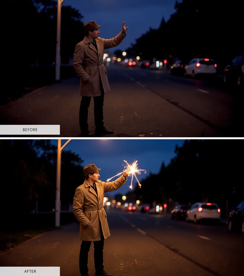 Sparklers Visual Effect-Fireworks Visual Effects【C