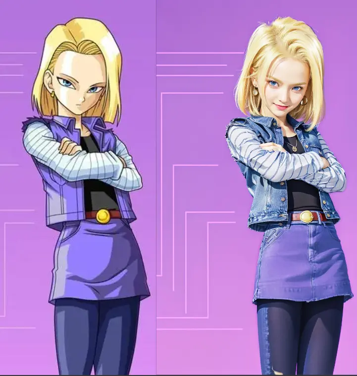 Flux and sd1.5 Anime to real photo