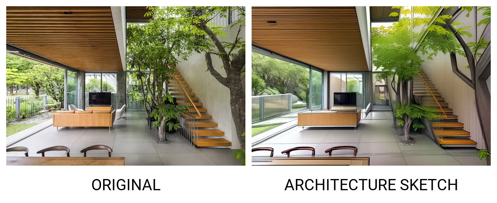 Architecture Illustratrion Sketch Workflow