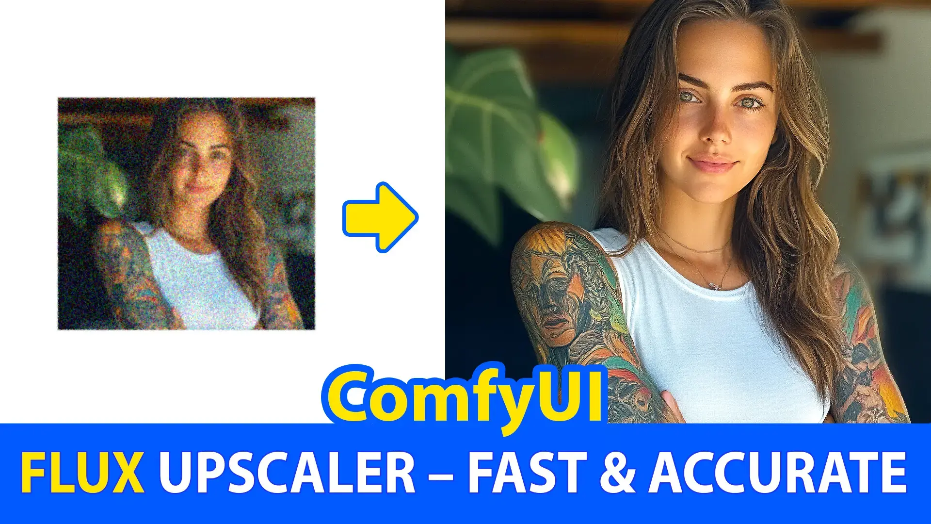 ComfyUI FLUX UPSCALER – FAST & ACCURATE