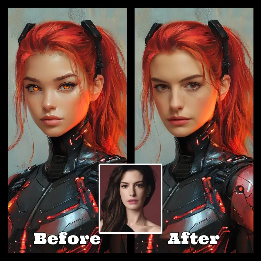 Better ReActor Face Swap + InstantID workflow