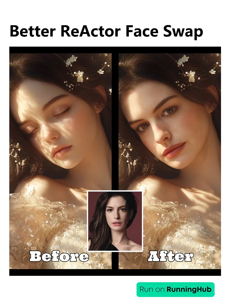 Better ReActor Face Swap + InstantID workflow