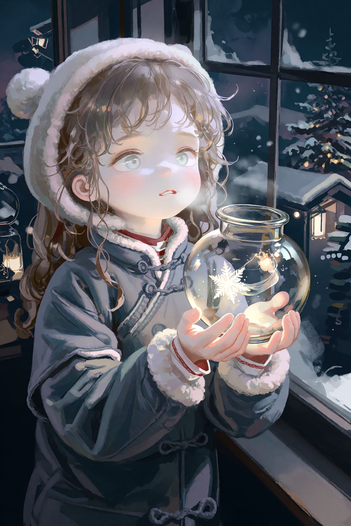 【KREA2混合风格】触电萌控·柔雾哑光幼态风
