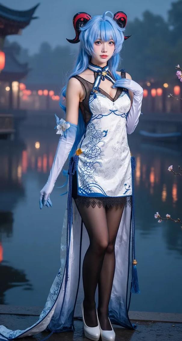 《原神》 甘雨 同人 旗袍 cosplay服饰