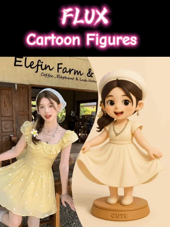 FLUX I2I (gpt-4o) - Cartoon Figures
