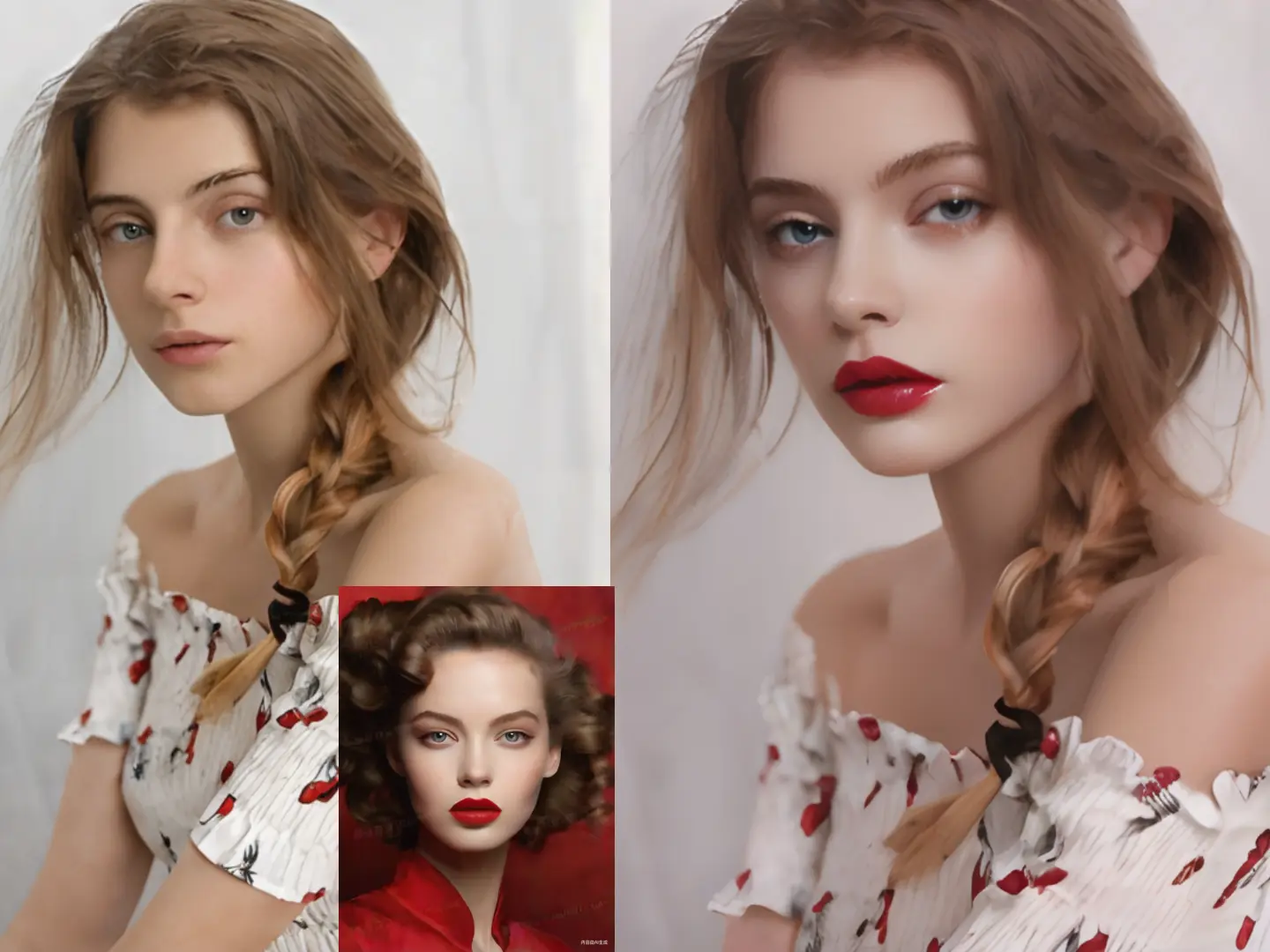Makeup transfer